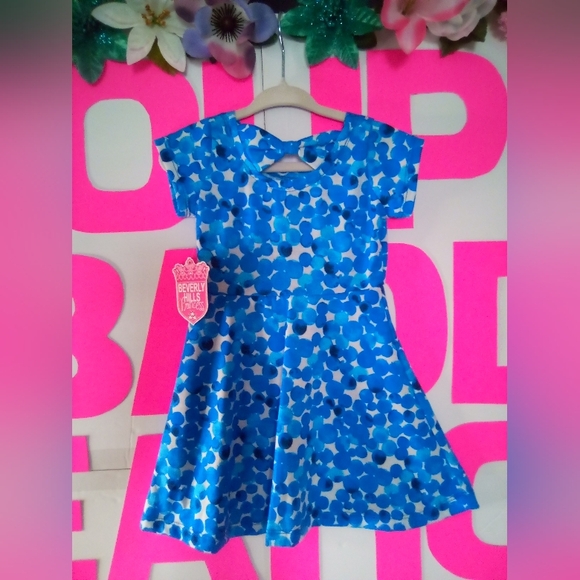 #1717👉🏼 CUTE CASUAL 💙 & 🤍 DRESS - Picture 3 of 7